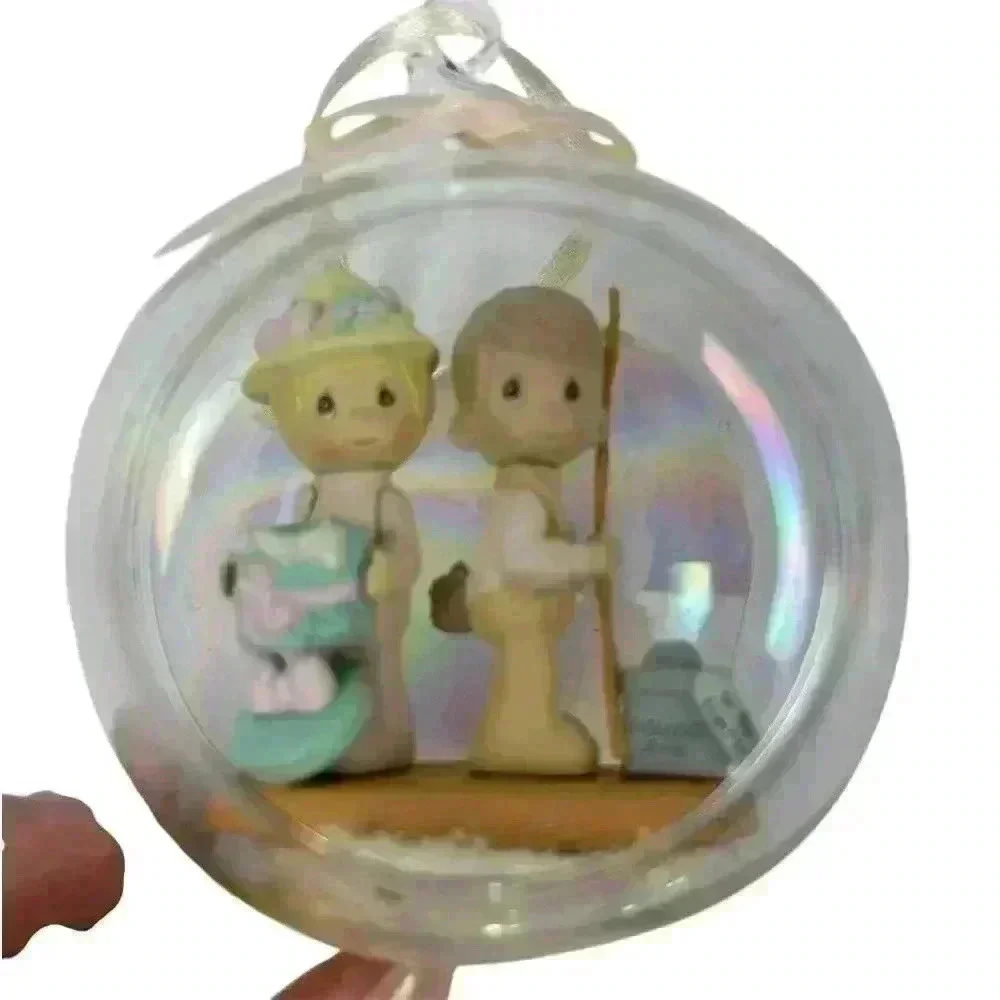 Precious Moments Our First Christmas Together Glass Ornament‎ Vintage 1993